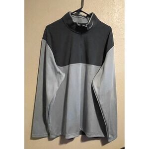 Nike Golf Tour Performance XXL 1/4 Zip Pullover Gray Black Mens